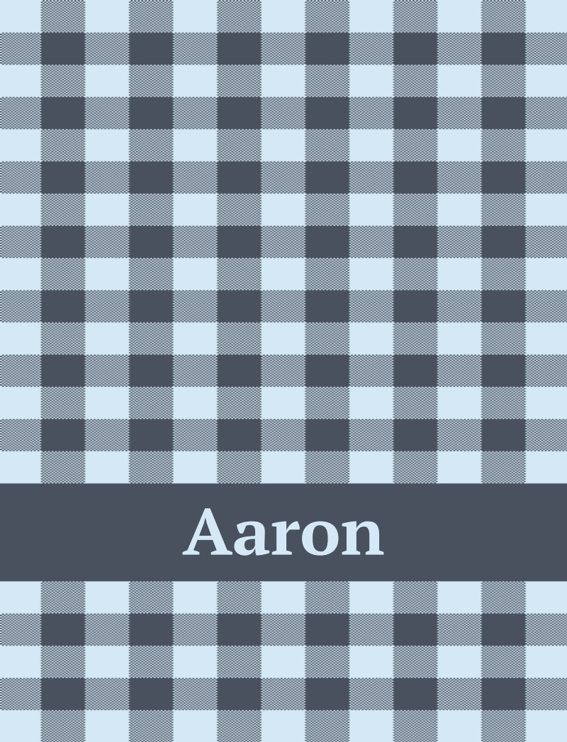 Aaron Bassinet Blanket - Steel/Ice-Blue