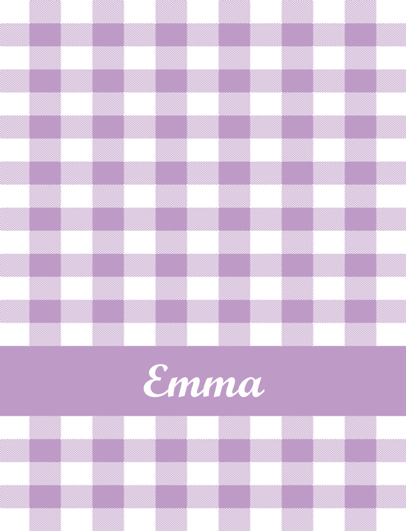 Emma Bassinet Blanket - White/Lavender Perfect Condition