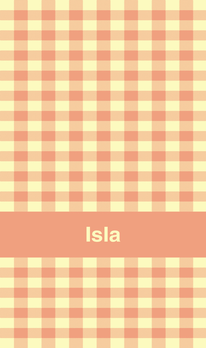 Isla Cot Blanket - Peach / Pastel-Lemon Perfect Condition
