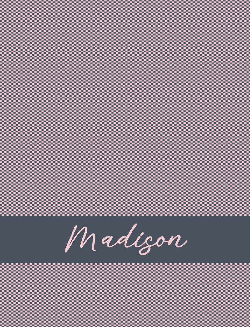 Madison Bassinet Blanket - Steel/Pastel-Pink Perfect Condition