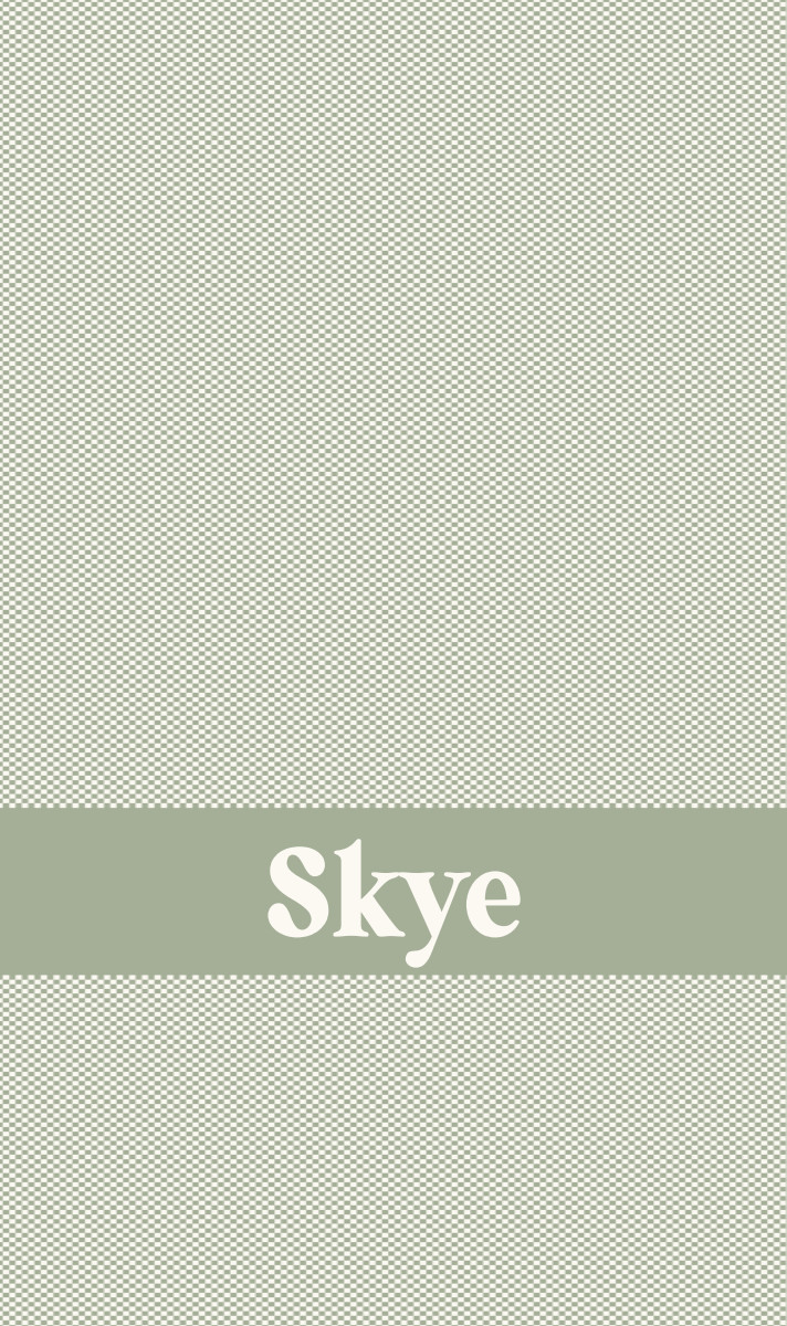 Skye Cot Blanket - Sage/Eggshell