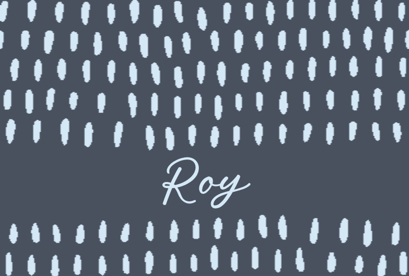 Roy Newborn Blanket - Steel/Ice Blue
